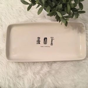 Rae Dunn Home Cooking Icon Large Plate